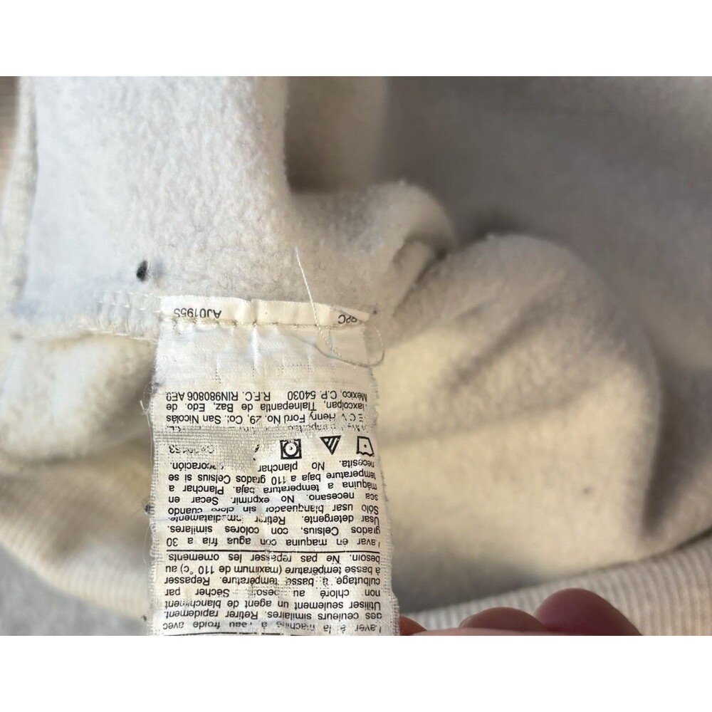 Vintage Champion Gray Grey Crewneck Sweatshirt Cotton Blend Unisex Adult Large - Picture 14 of 16